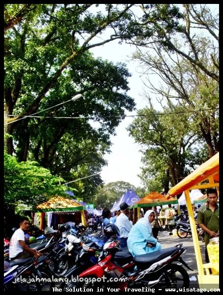 Pasar Minggu Semeru yang ramai pengunjung