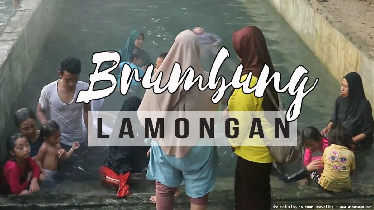 Pemandian Air Panas Brumbung yang alami