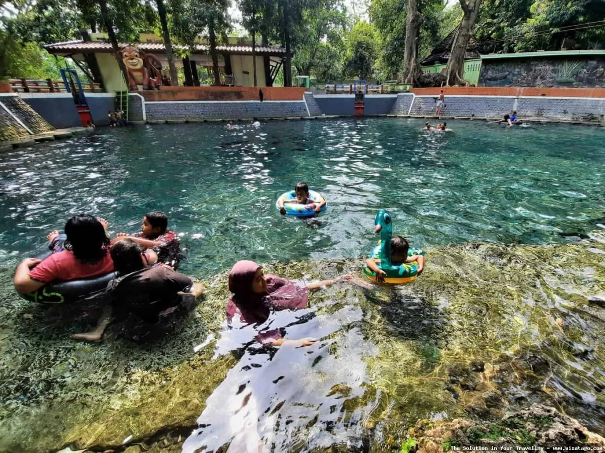 Pemandian Bektiharjo, kesegaran alami menyegarkan.