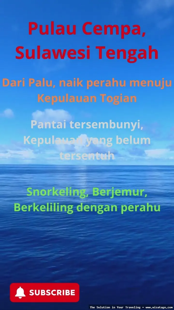 Pulau Cempa, keindahan alam tersembunyi