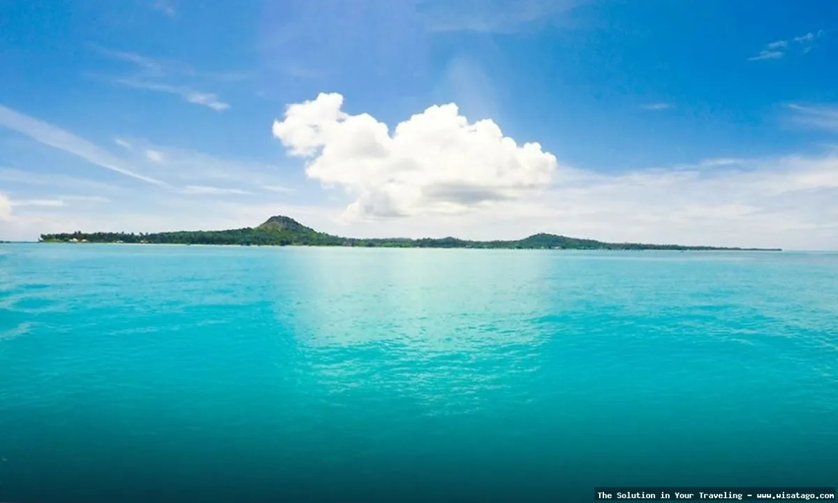 Pulau Laut: keindahan alam memukau