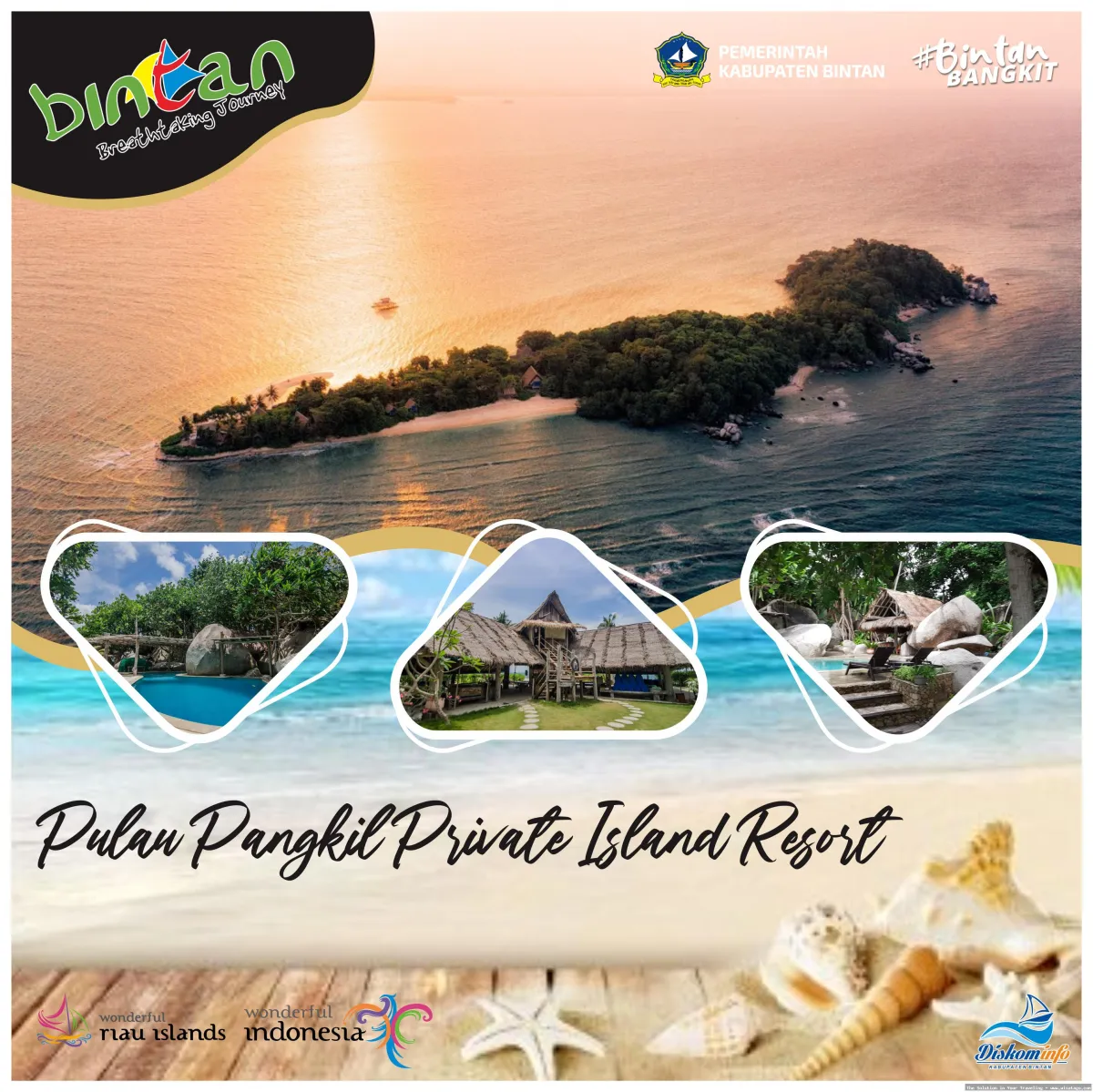 Pulau Pangkil, surga tropis tersembunyi
