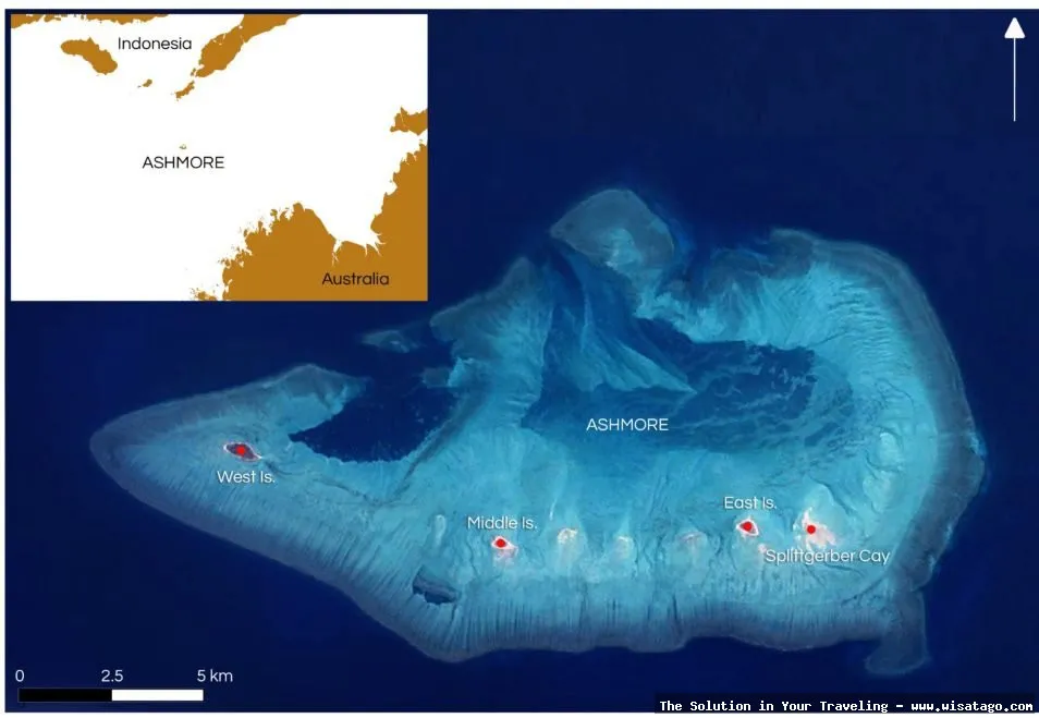 Pulau Pasir, gugusan pulau kecil.