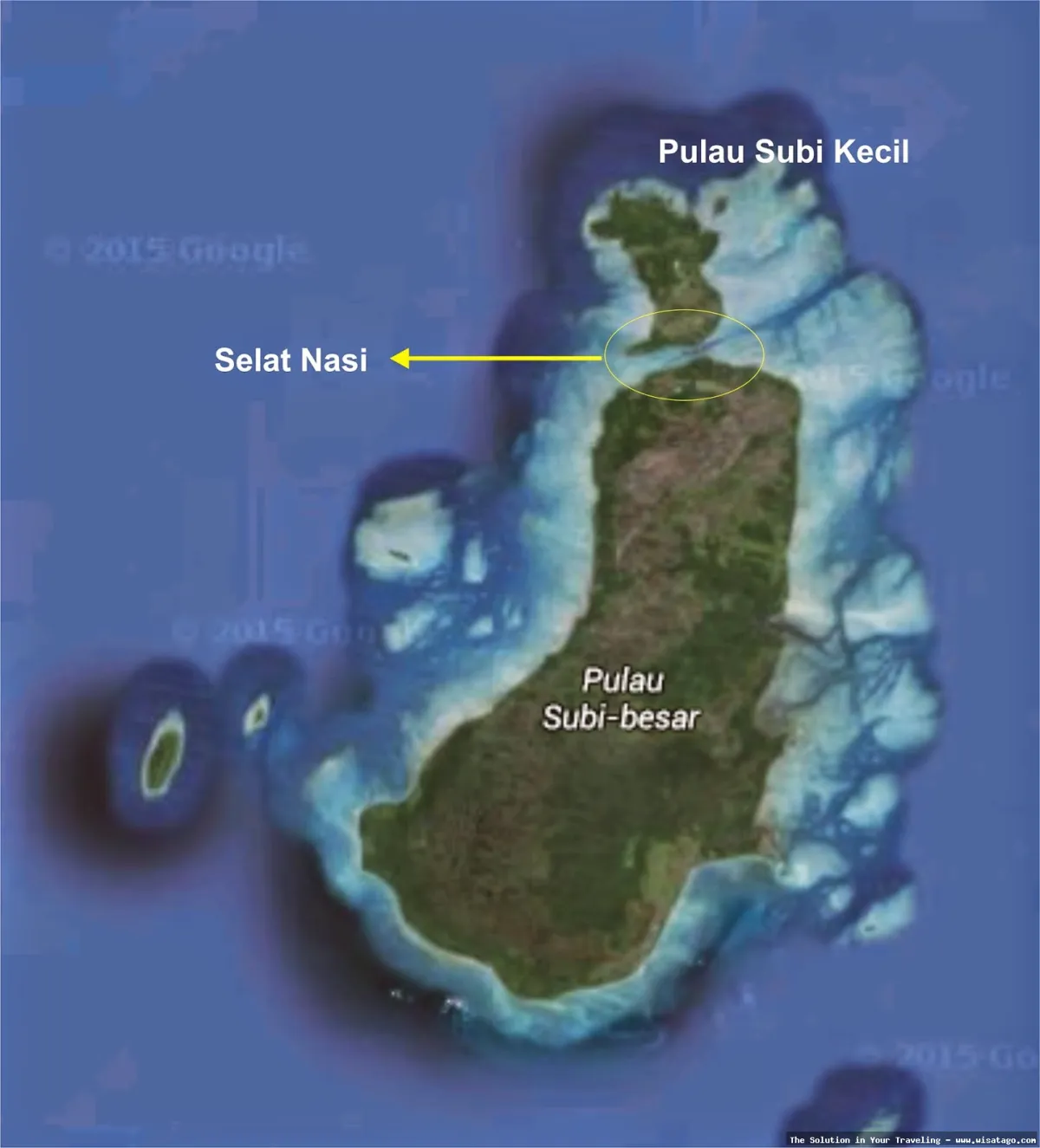 Pulau Subi: Keindahan alam memukau
