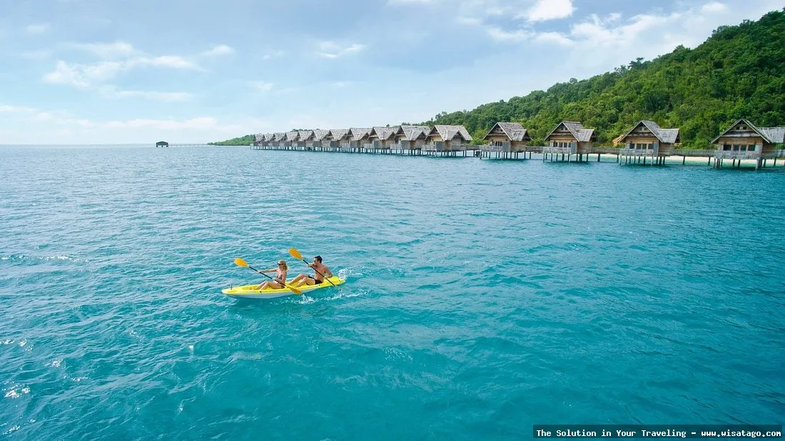 Pulau Telunas, surga tropis tersembunyi.