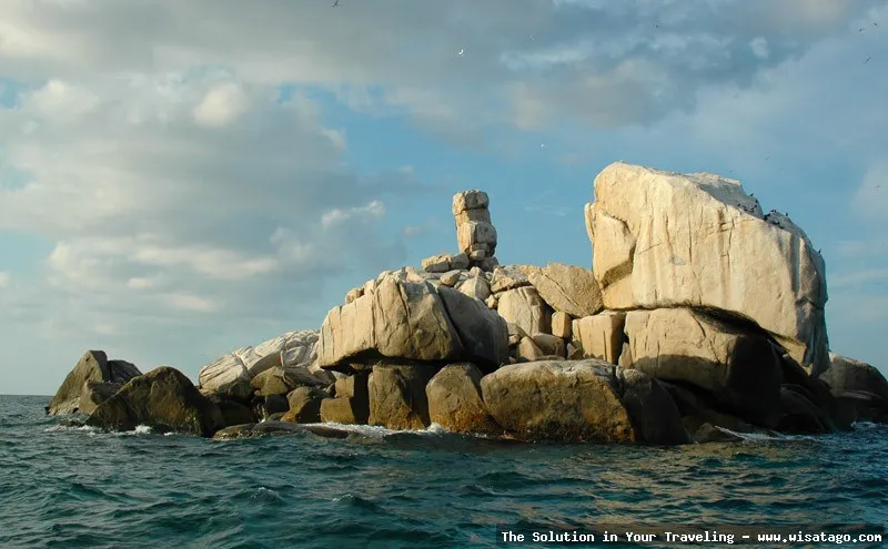 Pulau Tokong Belayar, pemandangan laut menawan