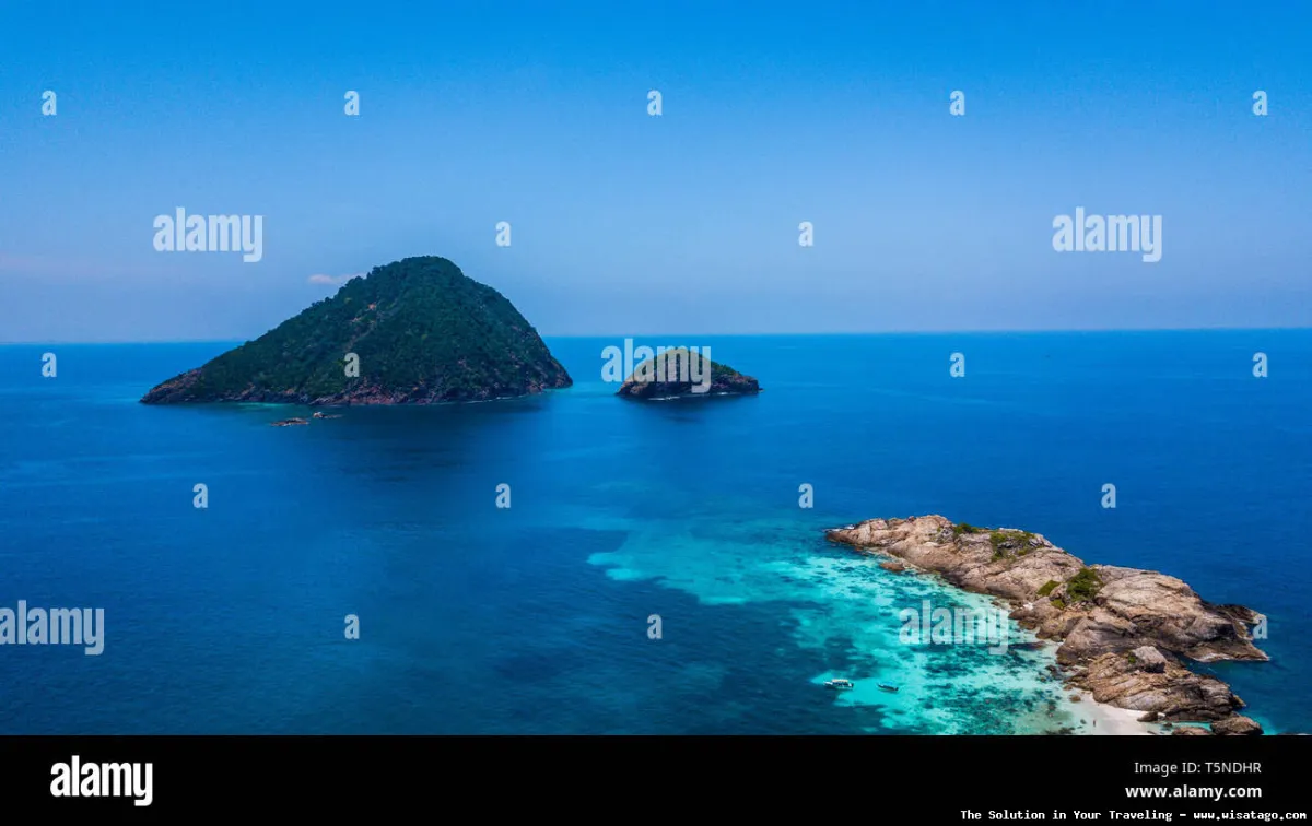 Pulau Tokong Belayar, pemandangan laut menawan