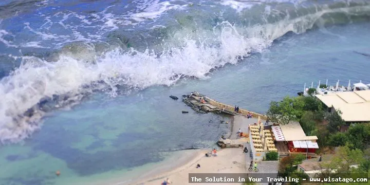 Pulau Tsunami, dampak gelombang dahsyat.