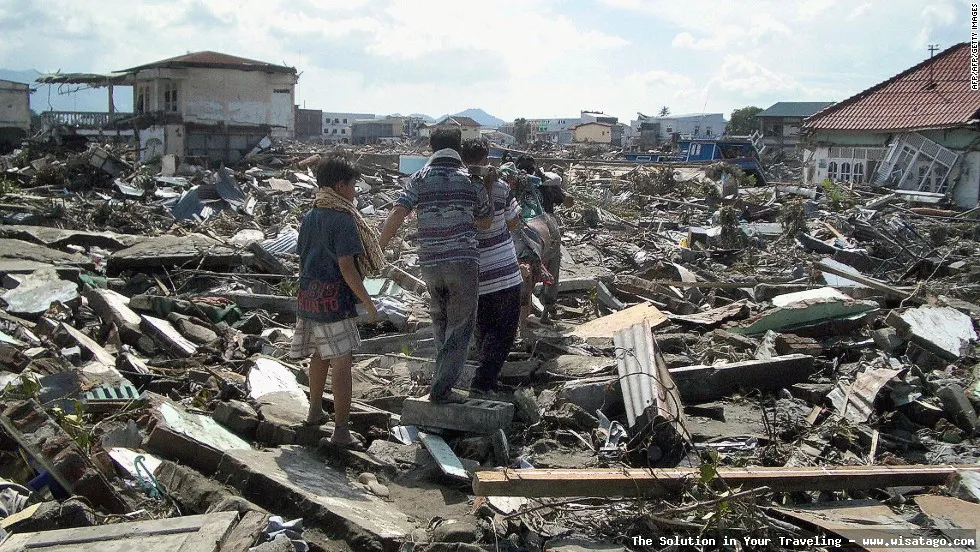 Pulau Tsunami, ancaman dan mitigasi.