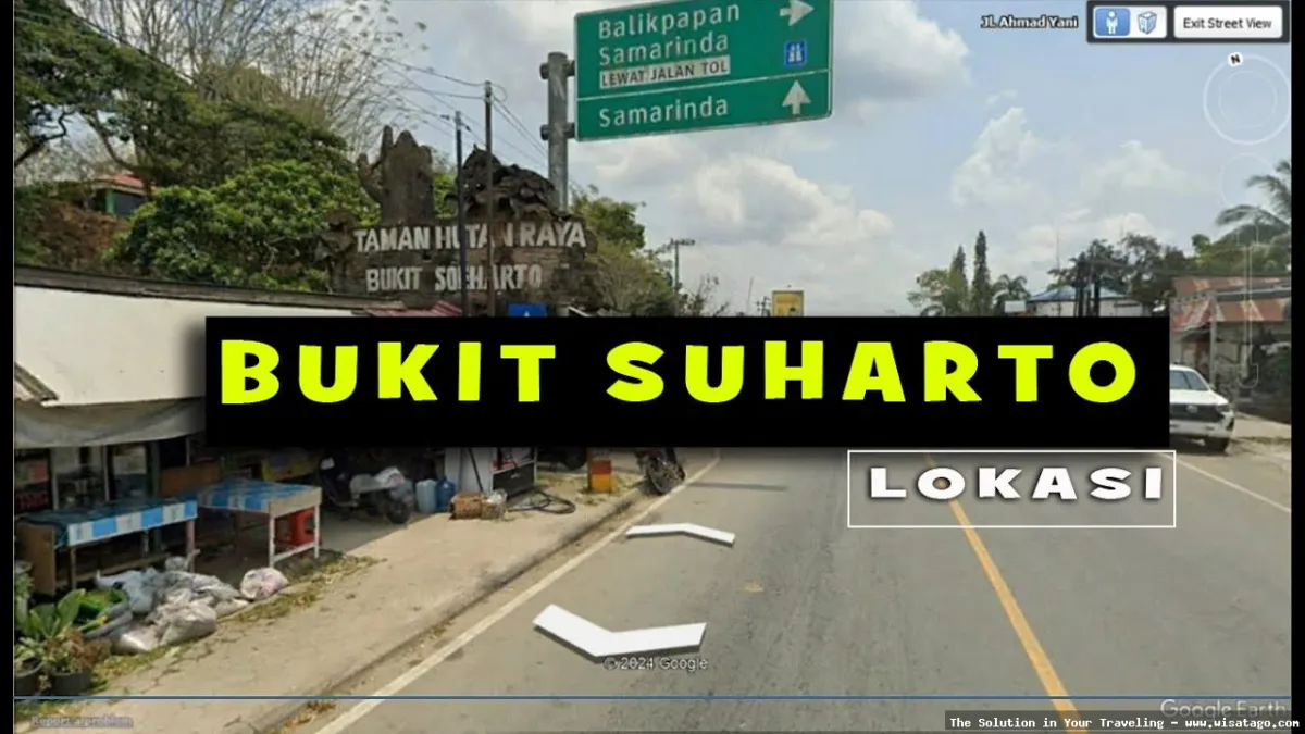 Puncak Bukit Suharto, pemandangan indah memukau