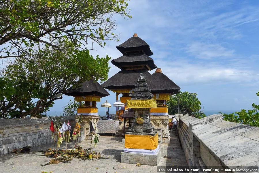 Pura Luhur Uluwatu, pemandangan menakjubkan
