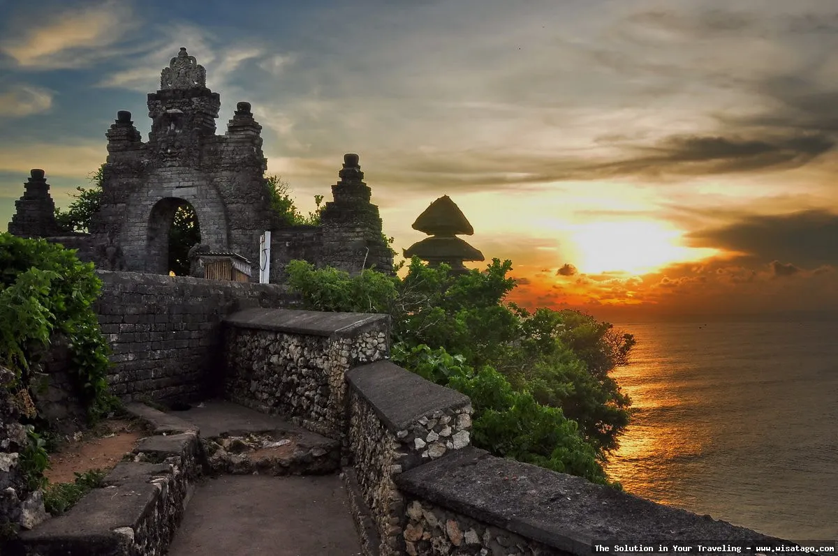 Pura Luhur Uluwatu, pemandangan menakjubkan