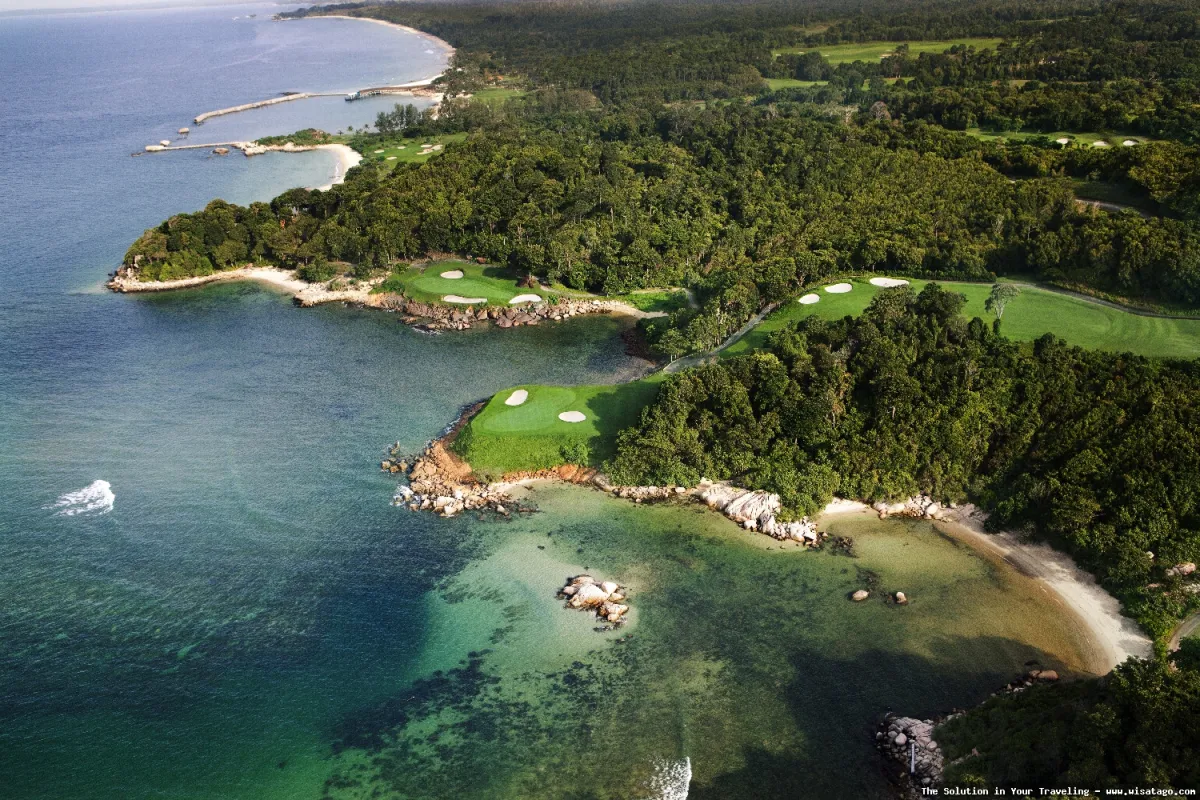 Ria Bintan Golf Club yang indah
