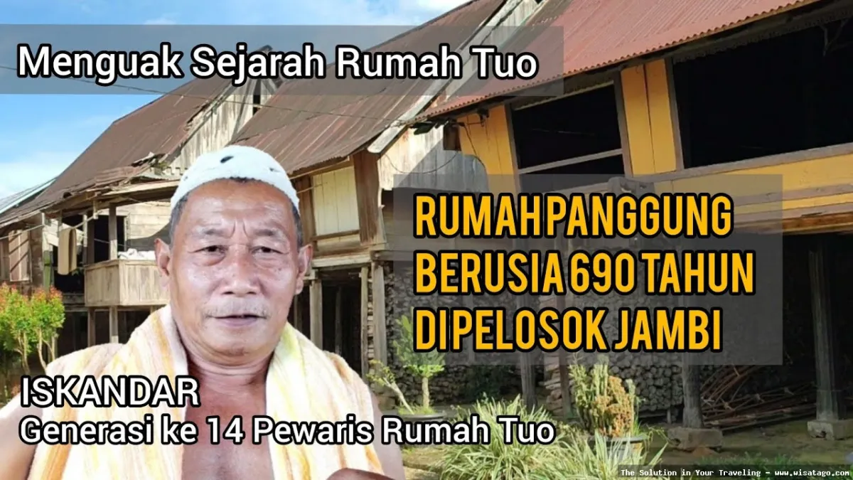 Rumah Tuo Rantau Panjang yang megah