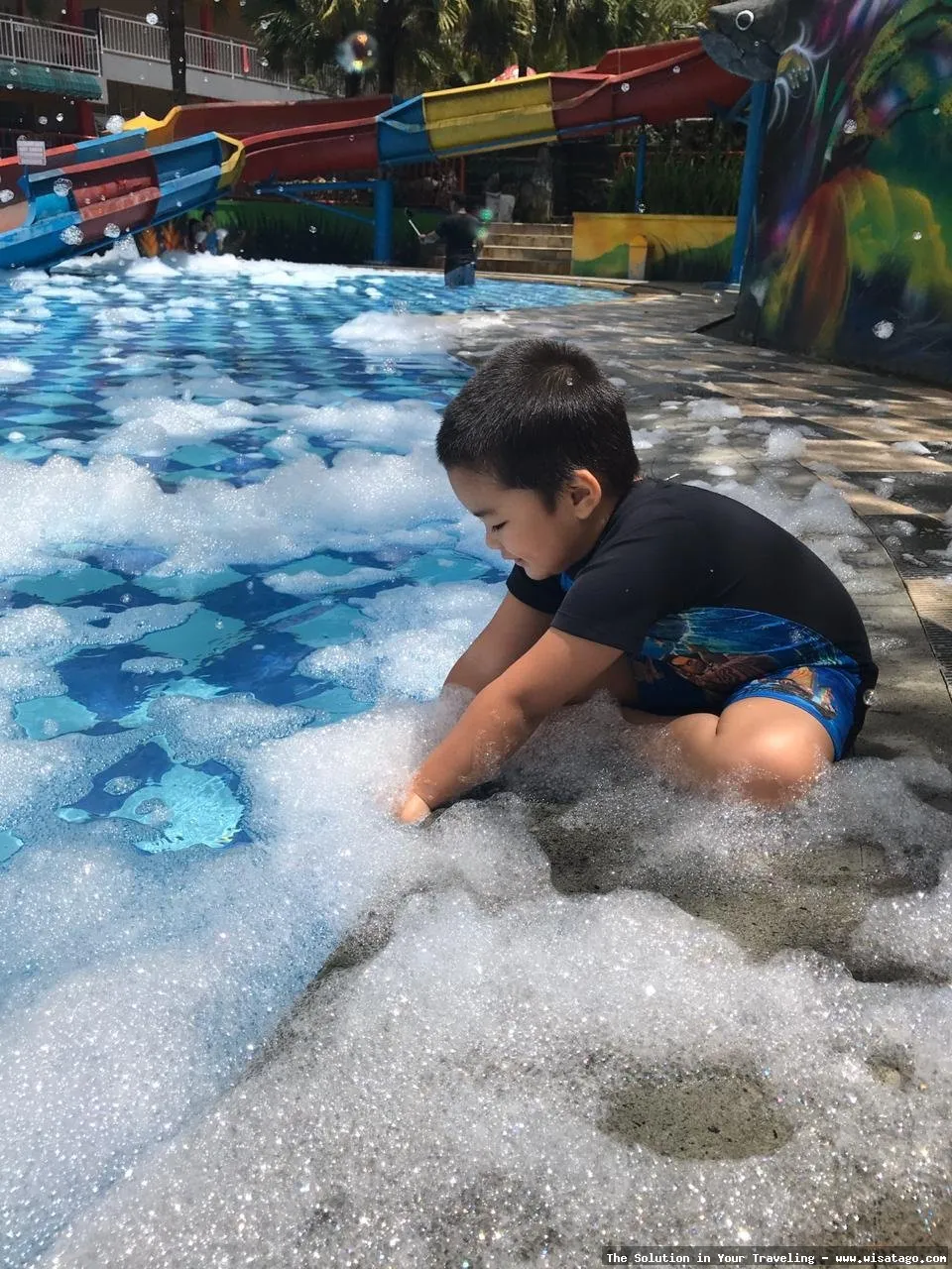 Ryzzy Azzahra Waterpark, kesegaran wahana air