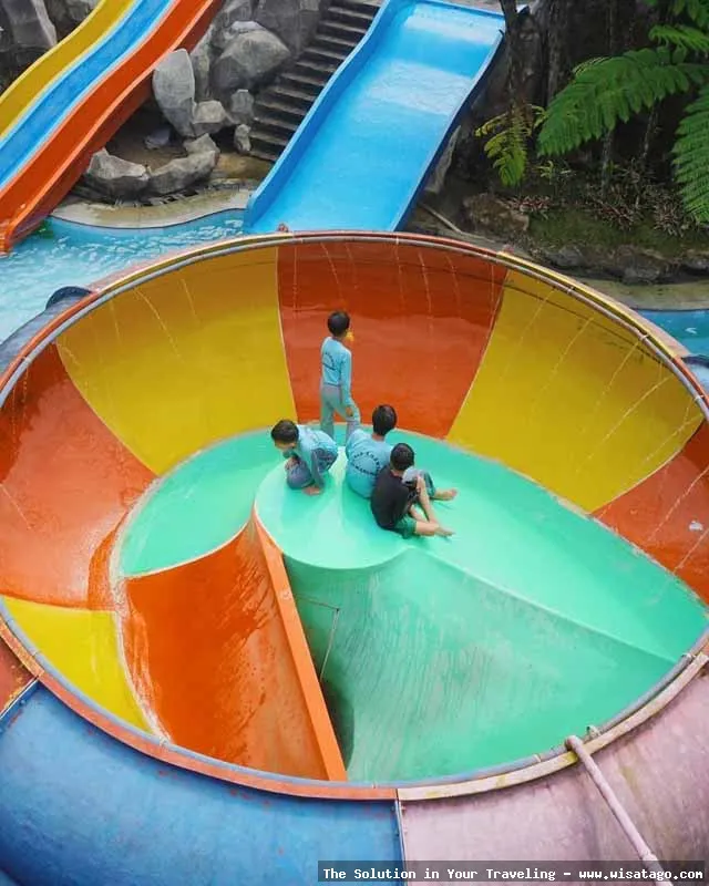 Ryzzy Azzahra Waterpark, wahana air seru