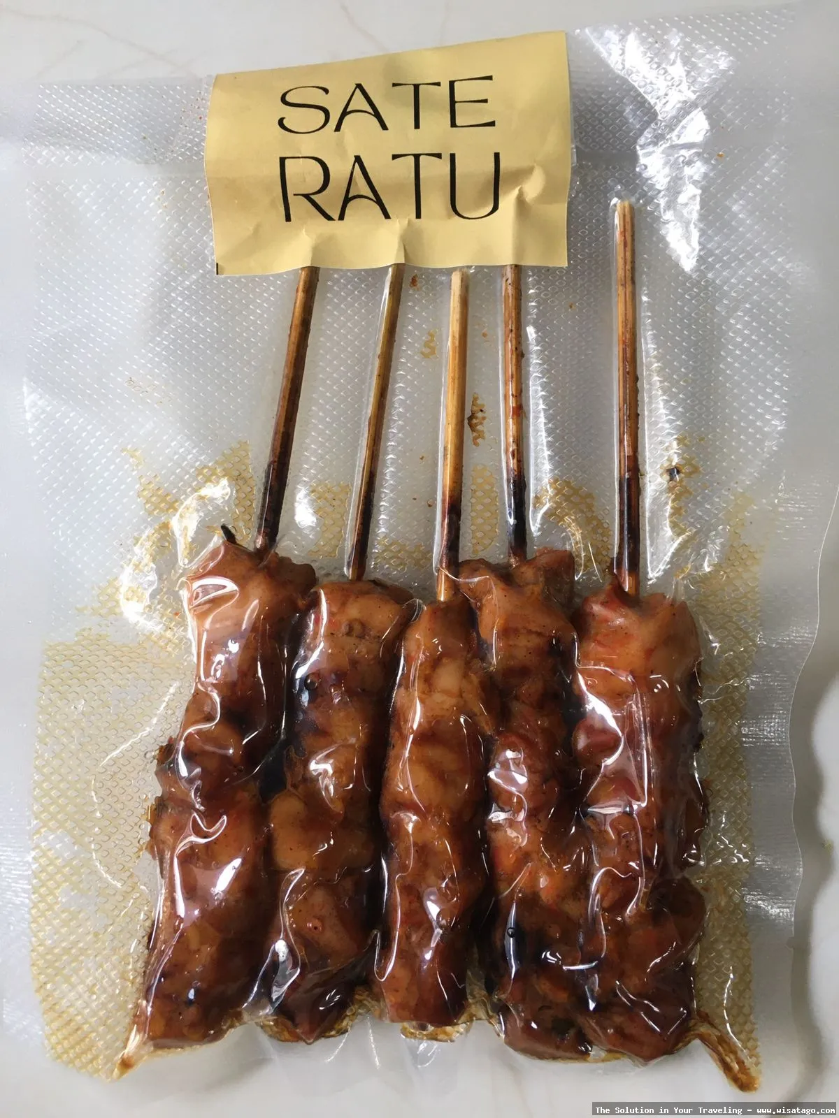 Sate Ratu Jogja, hidangan istimewa