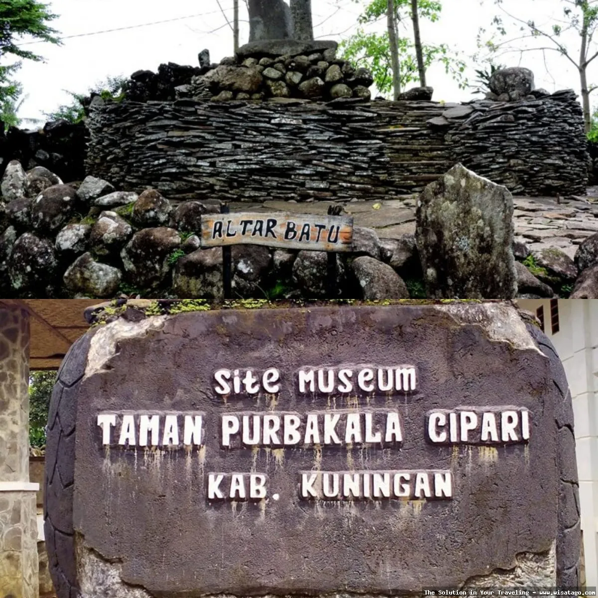 Situs Purbakala Cipari dan artefak kuno