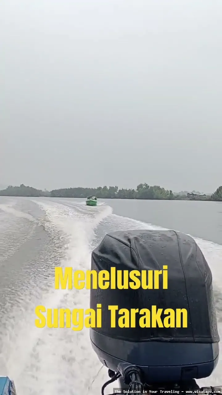 Sungai Tibi Jalur Tarakan yang indah
