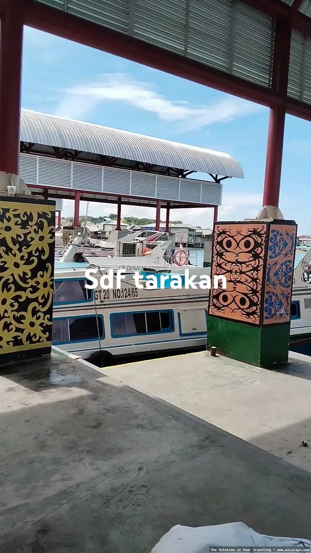 Sungai Tibi Jalur Tarakan yang indah