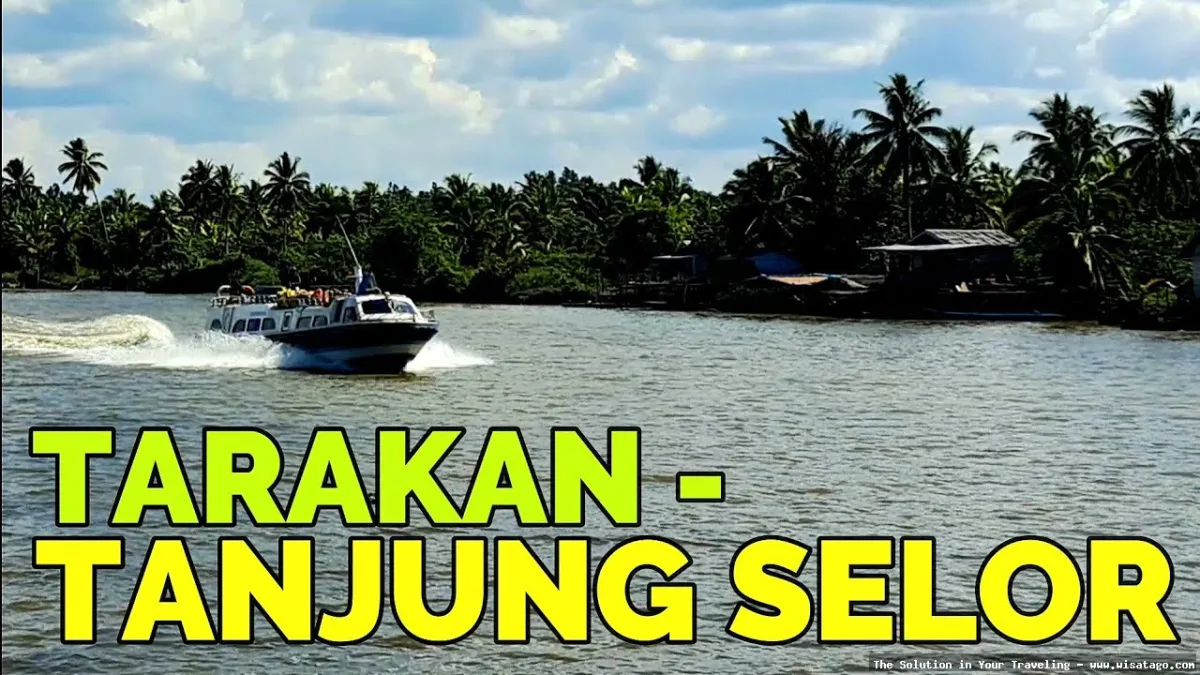 Sungai Tibi Jalur Tarakan yang indah