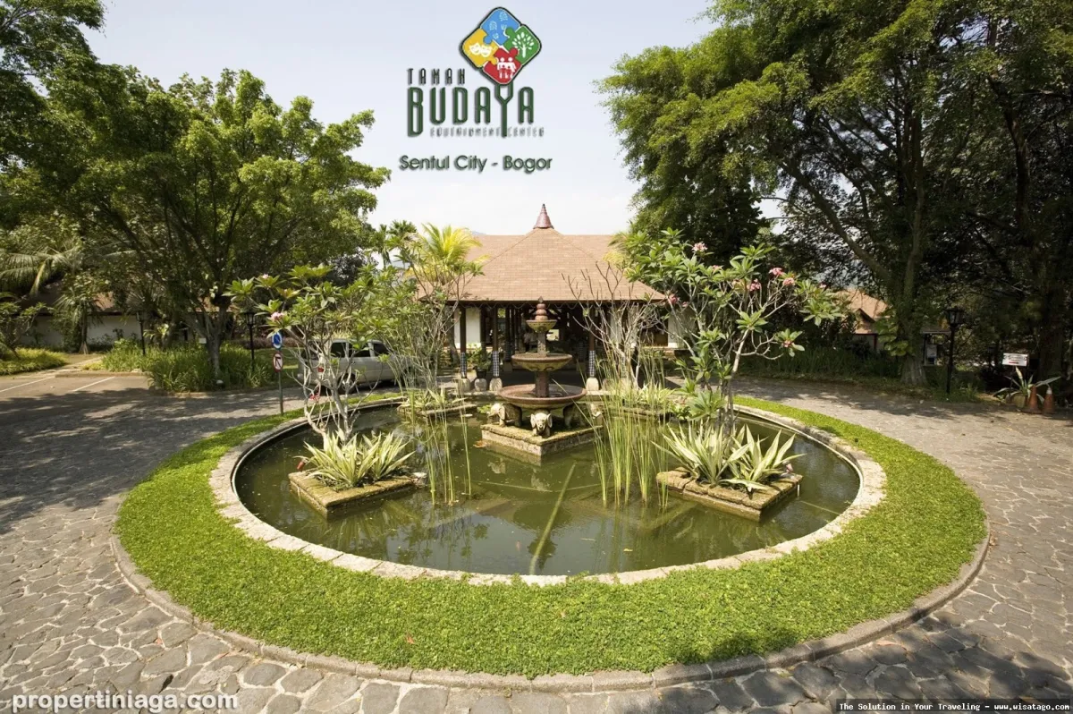 Taman Budaya Sentul City yang asri