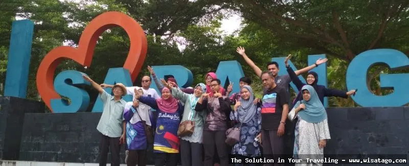 Taman I Love Sabang yang indah