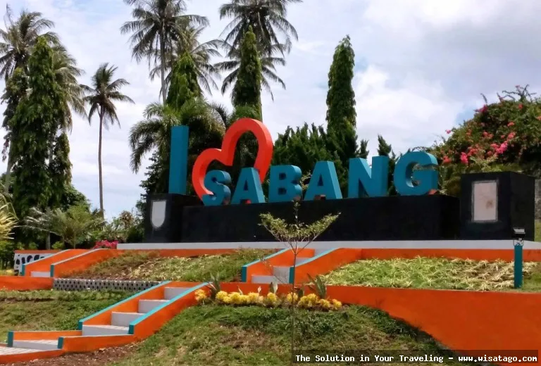 Taman I Love Sabang yang indah