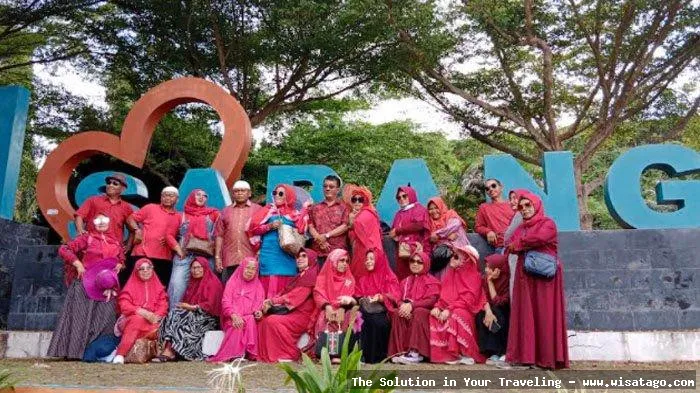 Taman I Love Sabang yang indah