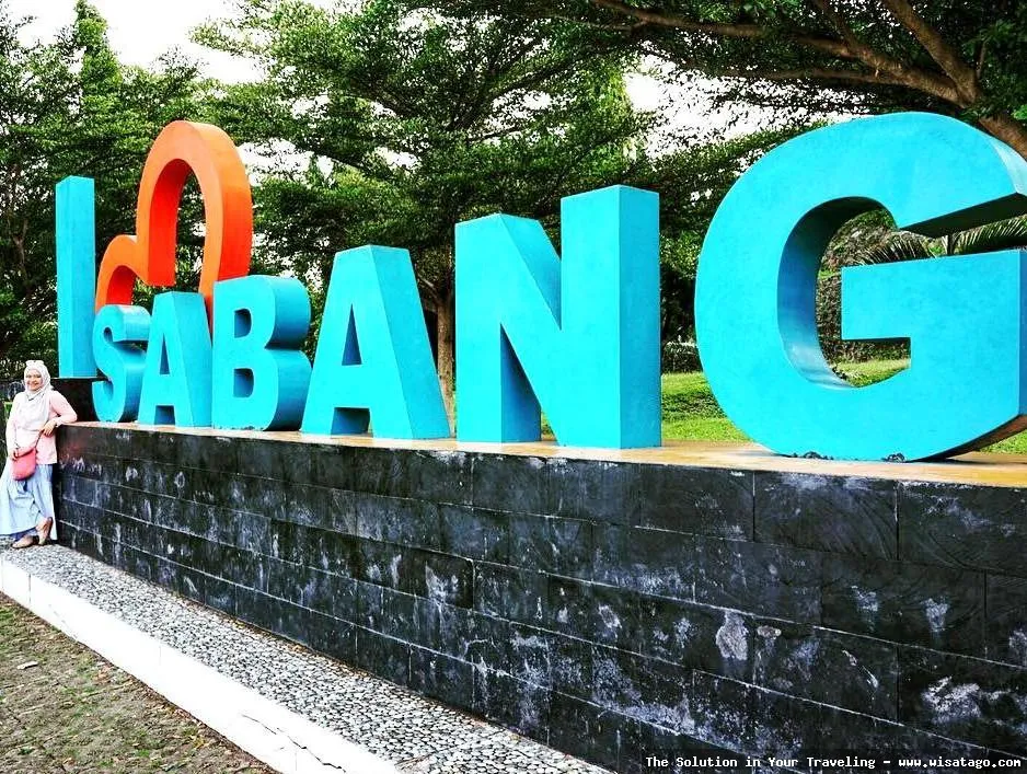 Taman I Love Sabang yang indah