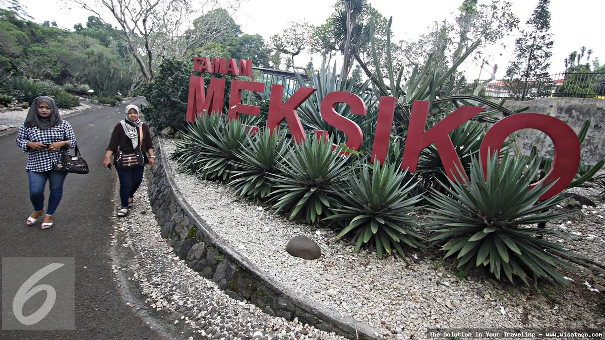 Taman Meksiko: Keindahan arsitektur lanskap.
