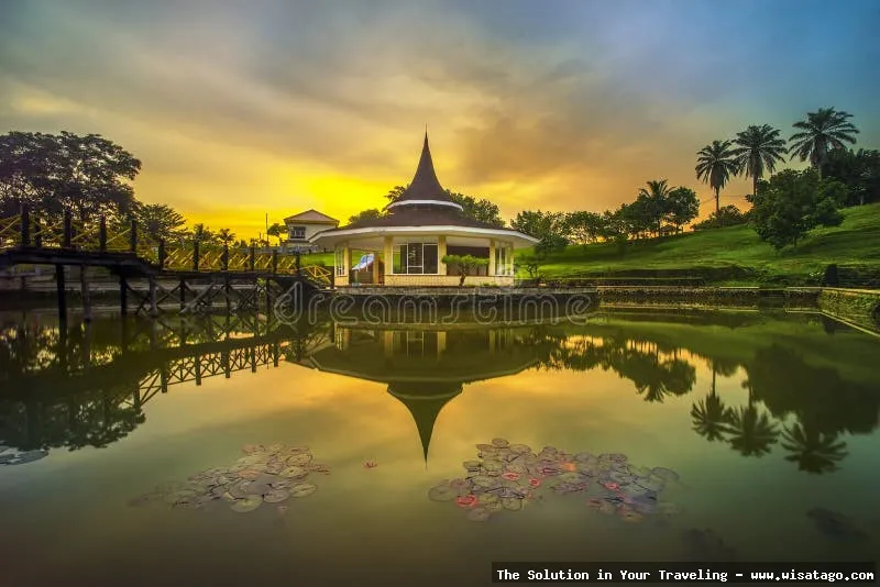 Taman Pagoda Dabo Singkep yang indah
