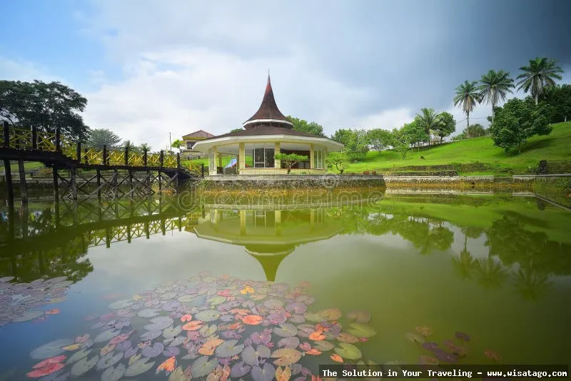 Taman Pagoda Dabo Singkep yang indah