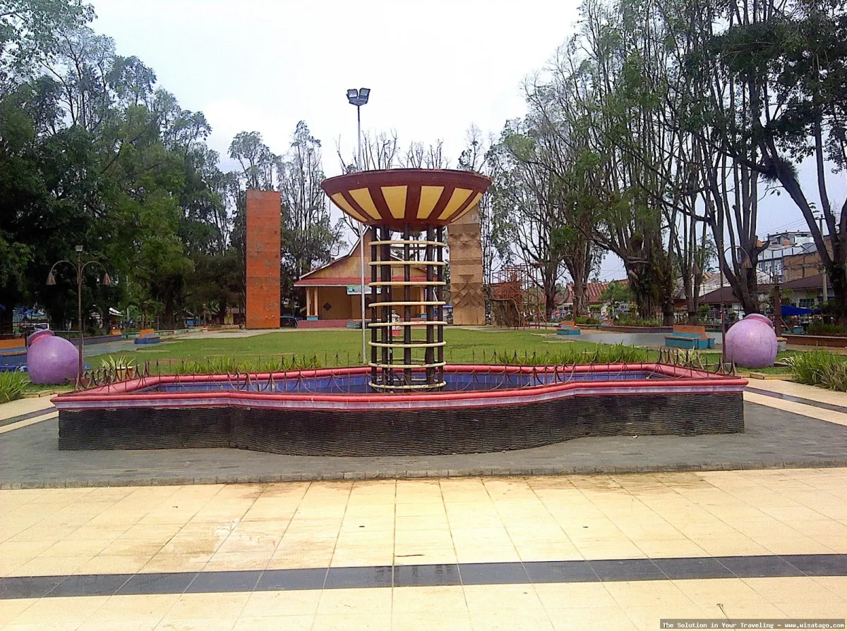 Taman Pusparagam, ruang terbuka hijau