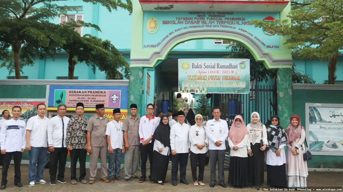 Taman Putri Tunggal yang asri.