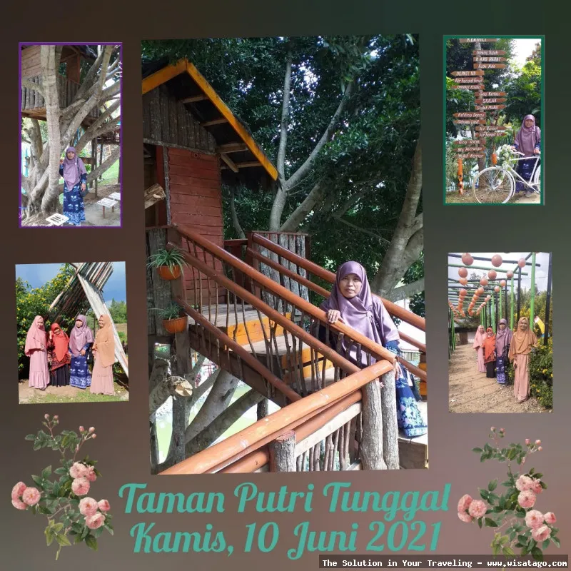 Taman Putri Tunggal yang asri.