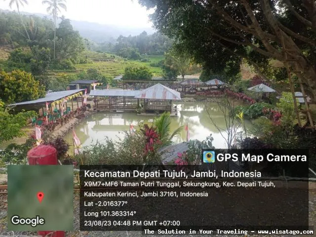Taman Putri Tunggal yang asri