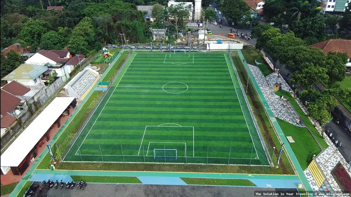 Taman Ria Manunggal, suasana asri.
