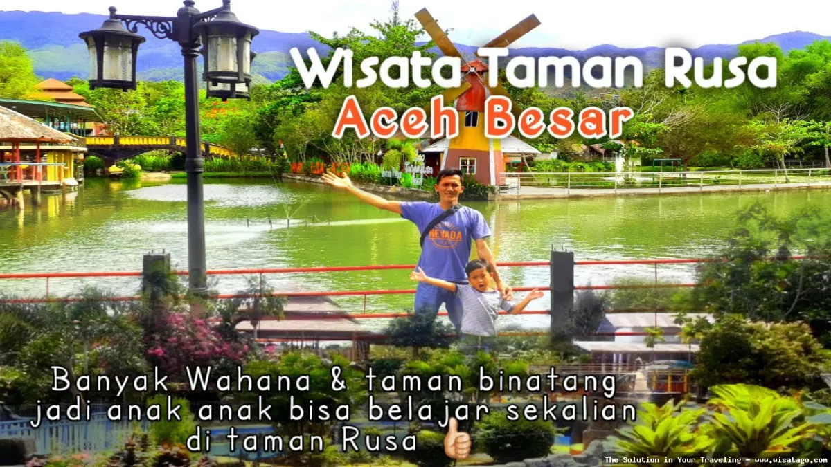 Taman Rusa Aceh Besar yang asri