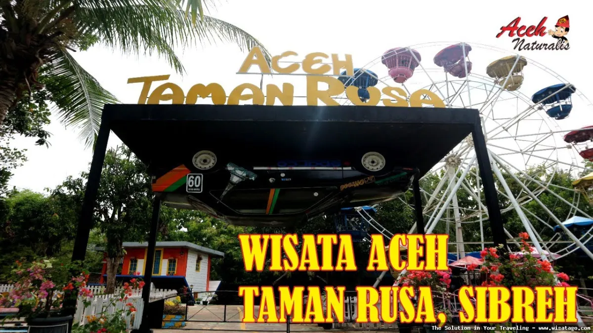 Taman Rusa Aceh Besar yang asri