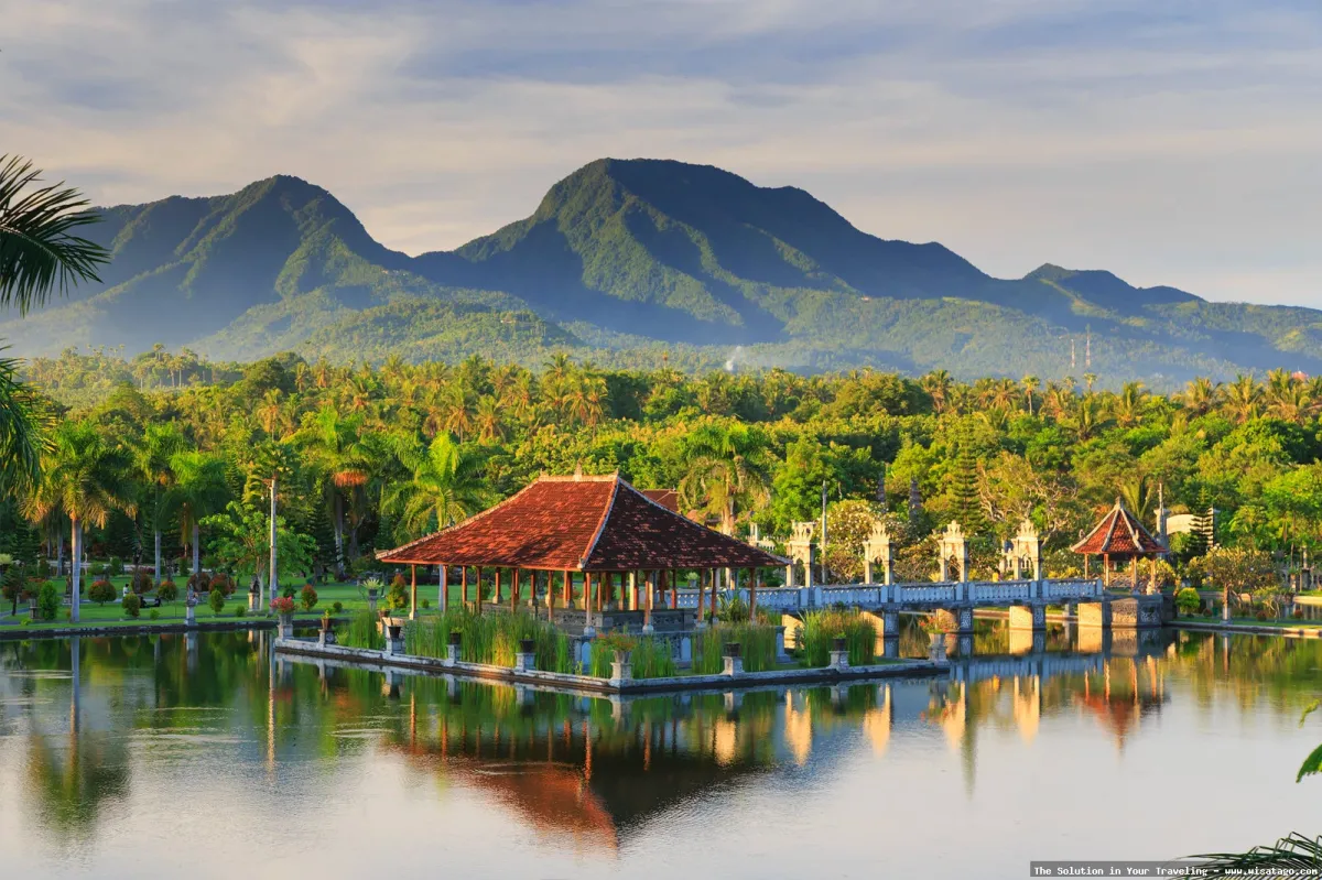 Taman Ujung Karangasem, arsitektur megah Bali