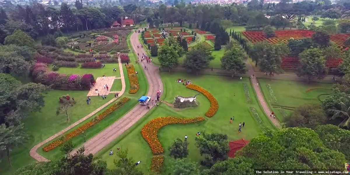 Taman Wisata Bunga Nusantara indah mempesona