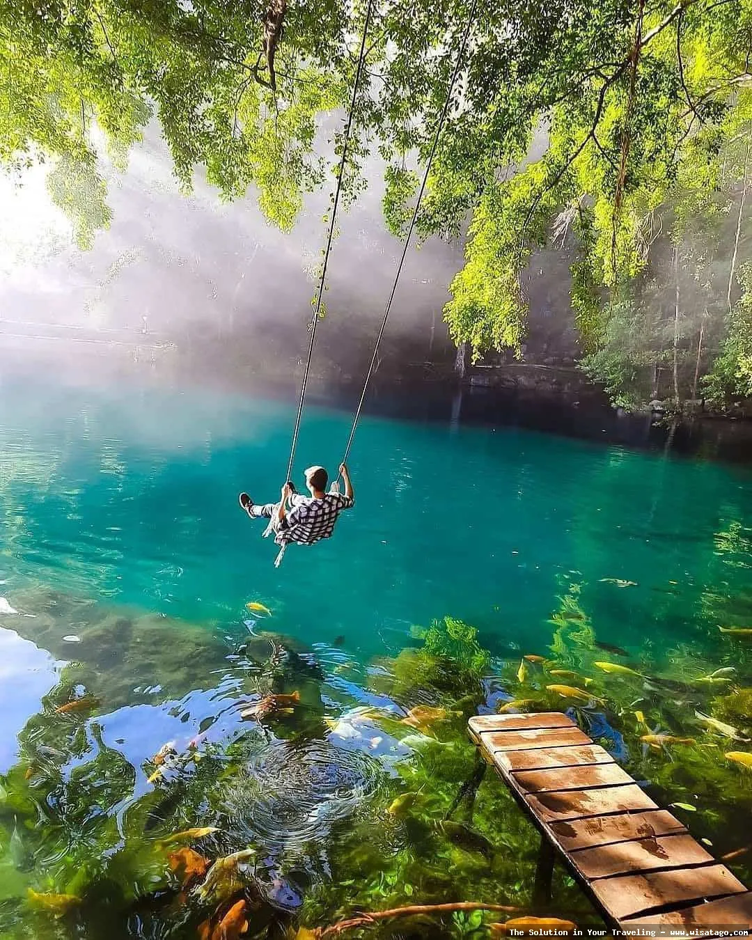 Telaga Biru yang indah dan mempesona