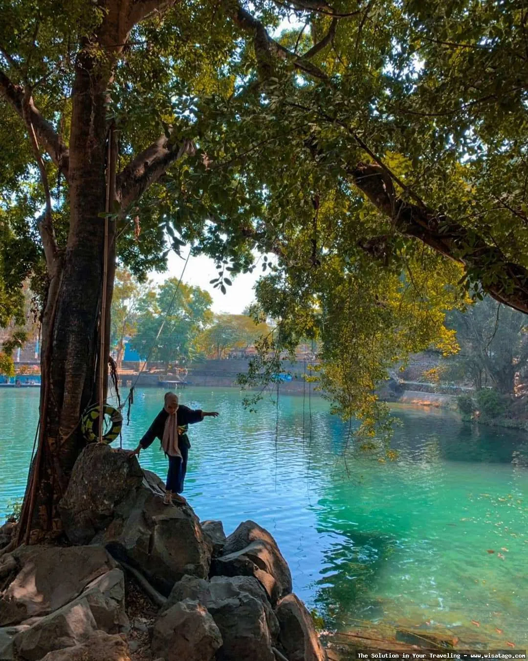 Telaga Biru, danau yang memesona