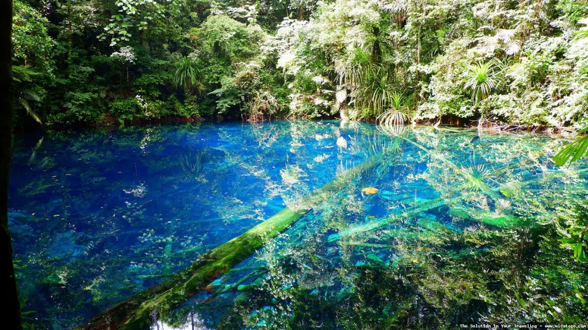 Telaga Biru, danau indah mempesona