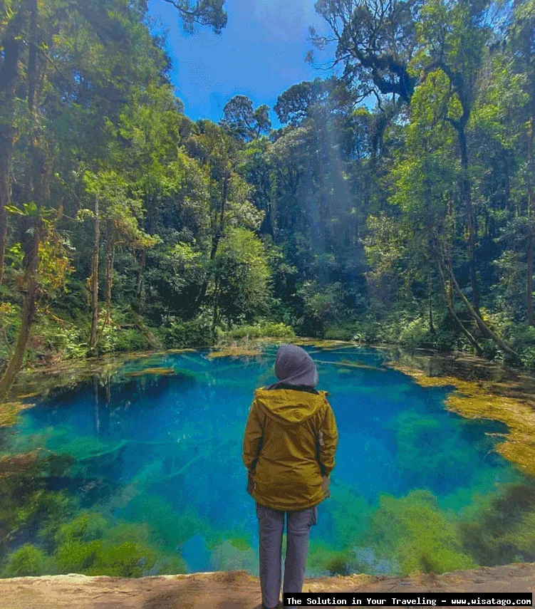 Telaga Biru, danau indah mempesona