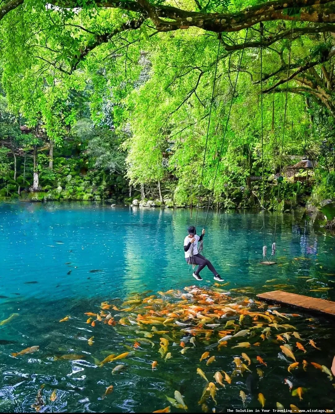 Telaga Biru, danau yang mempesona