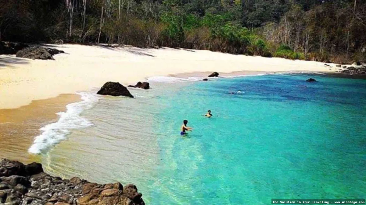 Teluk Hijau: keindahan alam memukau