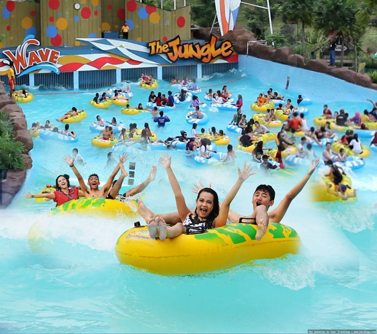 The Jungle Water Adventure Bogor seru.
