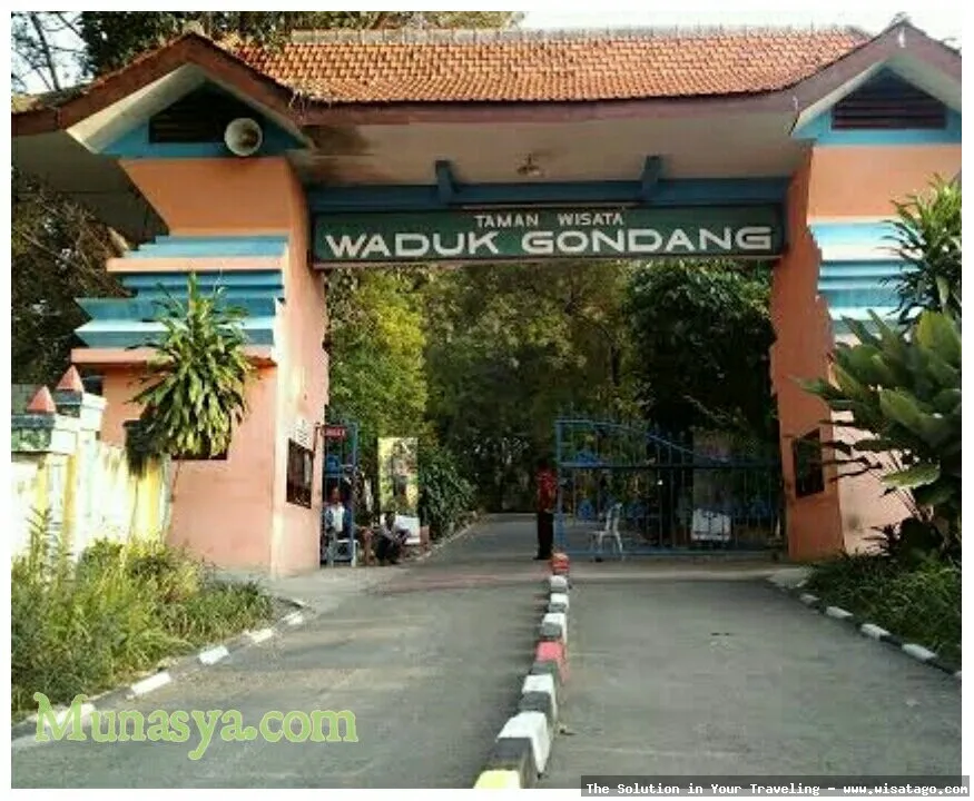 Waduk Gondang, irigasi sawah hijau